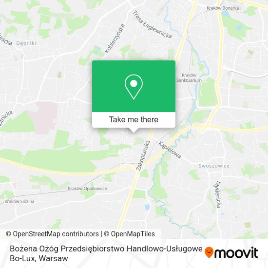 Bożena Ożóg Przedsiębiorstwo Handlowo-Usługowe Bo-Lux map