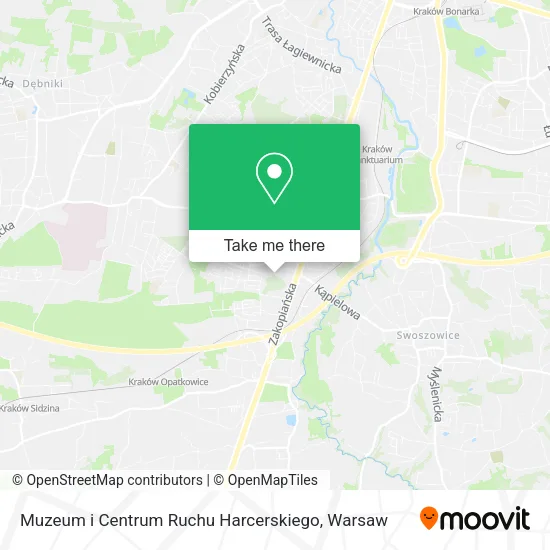 Карта Muzeum i Centrum Ruchu Harcerskiego
