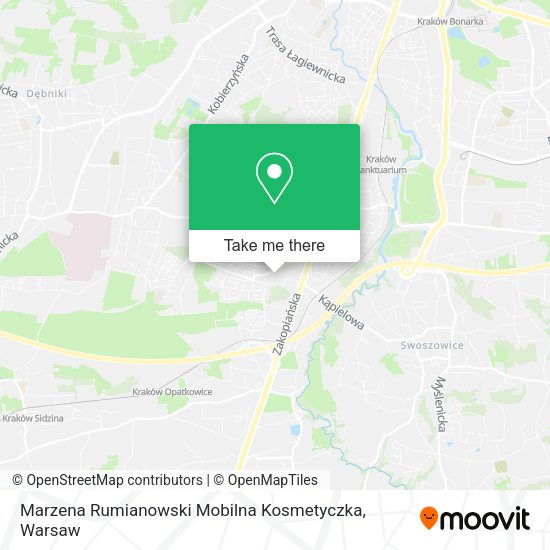 Marzena Rumianowski Mobilna Kosmetyczka map