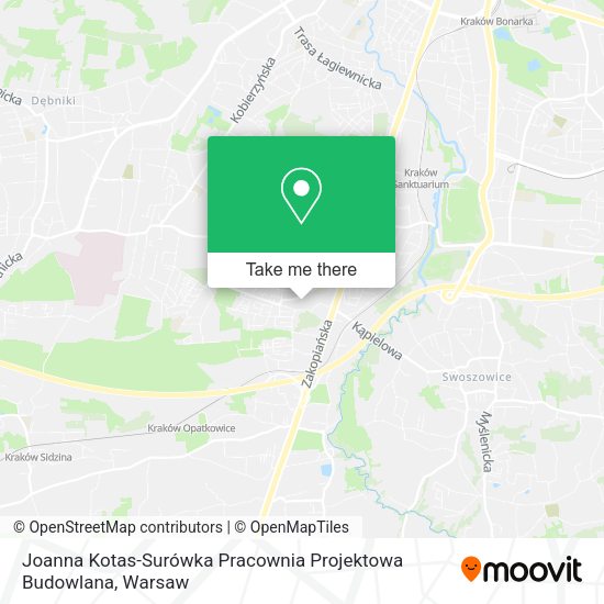 Joanna Kotas-Surówka Pracownia Projektowa Budowlana map