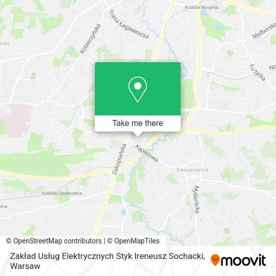 Карта Zakład Usług Elektrycznych Styk Ireneusz Sochacki