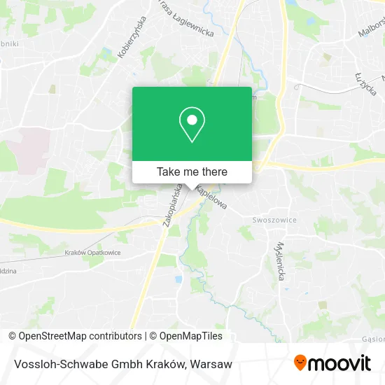 Карта Vossloh-Schwabe Gmbh Kraków