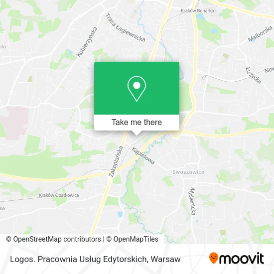 Карта Logos. Pracownia Usług Edytorskich