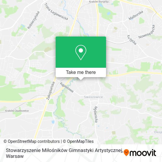 Stowarzyszenie Miłośników Gimnastyki Artystycznej map