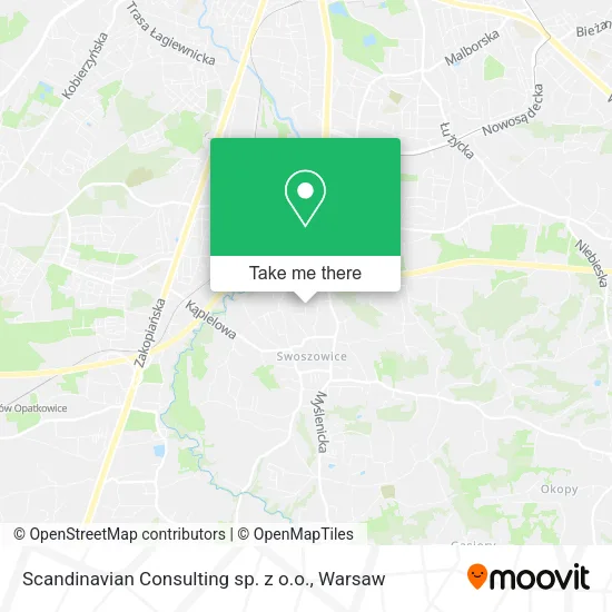 Scandinavian Consulting sp. z o.o. map
