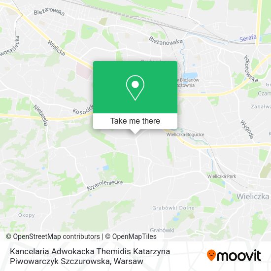 Kancelaria Adwokacka Themidis Katarzyna Piwowarczyk Szczurowska map