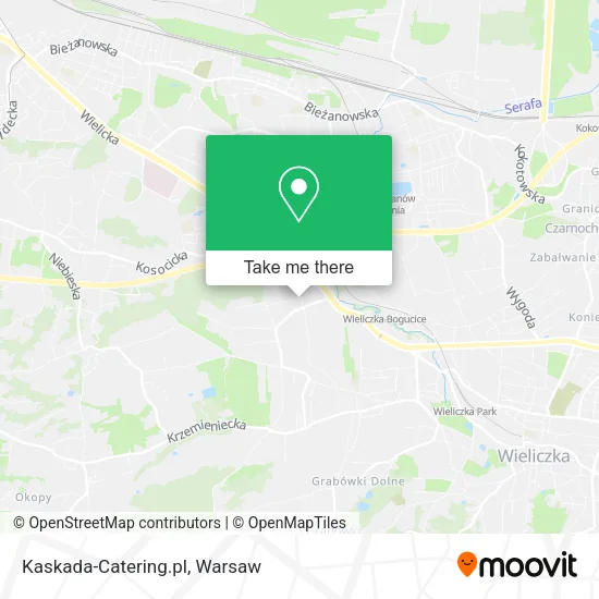 Карта Kaskada-Catering.pl
