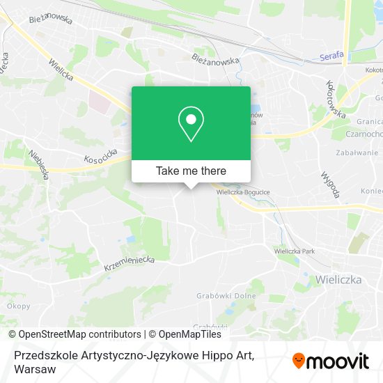 Przedszkole Artystyczno-Językowe Hippo Art map