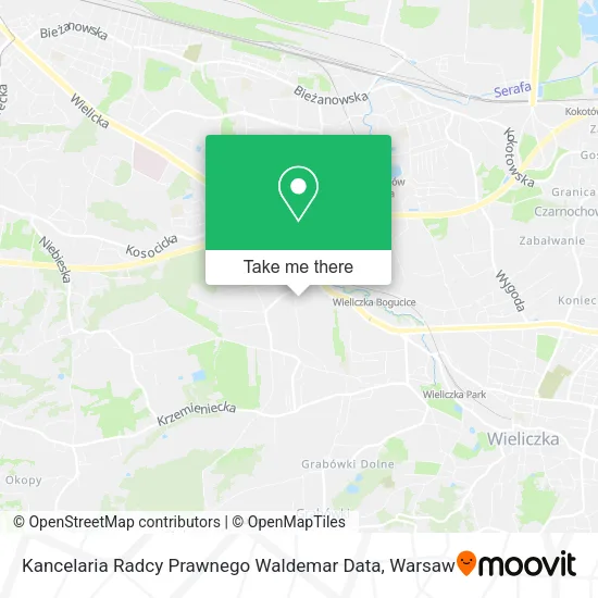 Карта Kancelaria Radcy Prawnego Waldemar Data