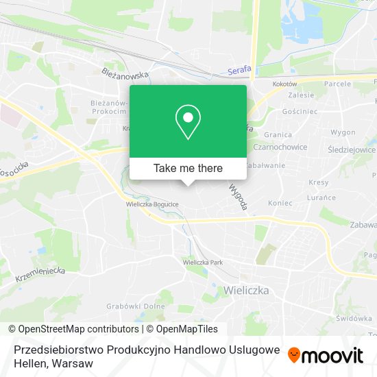 Przedsiebiorstwo Produkcyjno Handlowo Uslugowe Hellen map