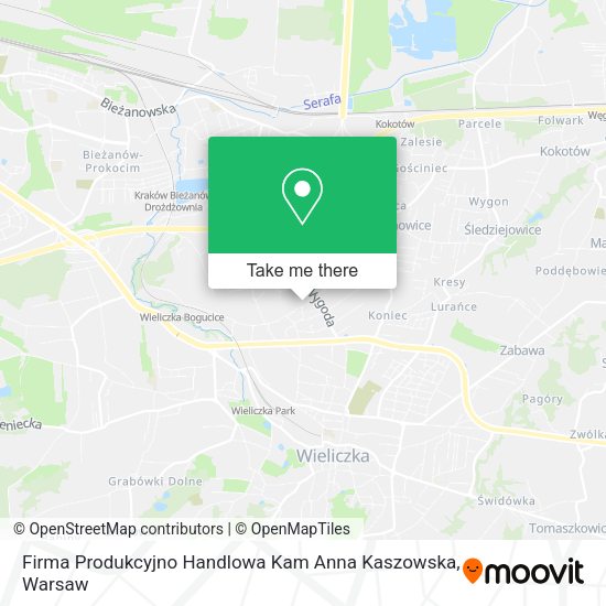 Firma Produkcyjno Handlowa Kam Anna Kaszowska map