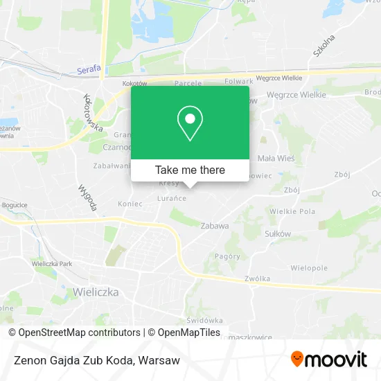 Карта Zenon Gajda Zub Koda