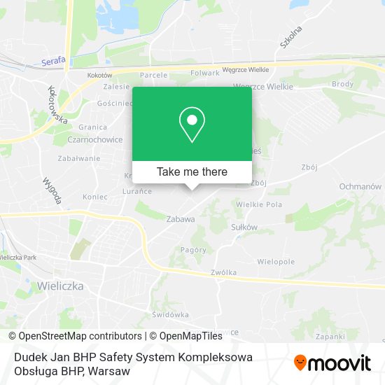 Dudek Jan BHP Safety System Kompleksowa Obsługa BHP map