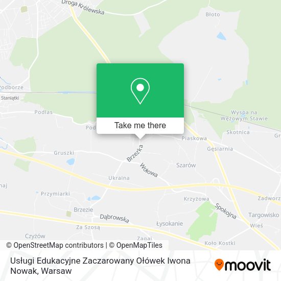 Usługi Edukacyjne Zaczarowany Ołówek Iwona Nowak map