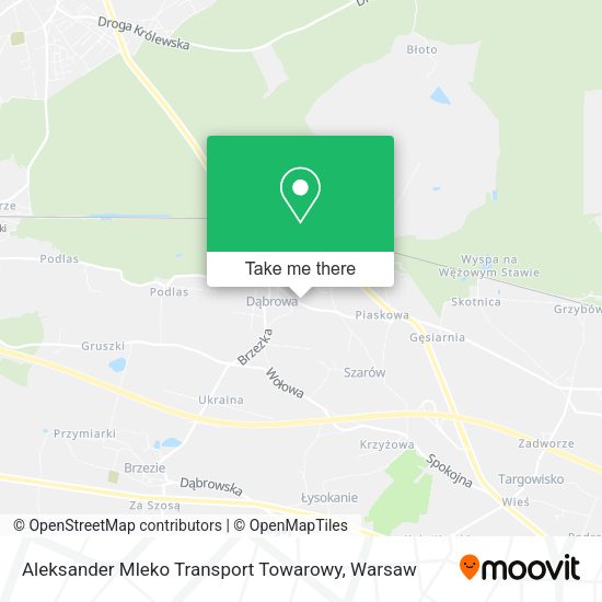 Aleksander Mleko Transport Towarowy map