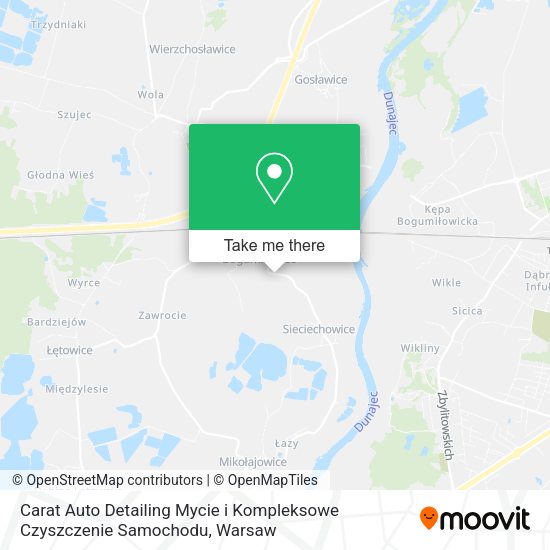 Carat Auto Detailing Mycie i Kompleksowe Czyszczenie Samochodu map