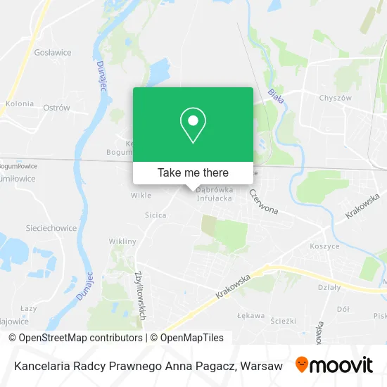 Карта Kancelaria Radcy Prawnego Anna Pagacz