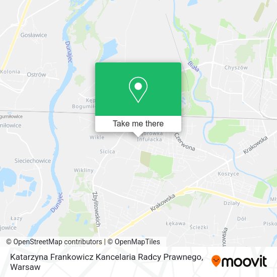 Katarzyna Frankowicz Kancelaria Radcy Prawnego map