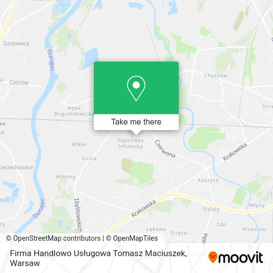 Firma Handlowo Usługowa Tomasz Maciuszek map