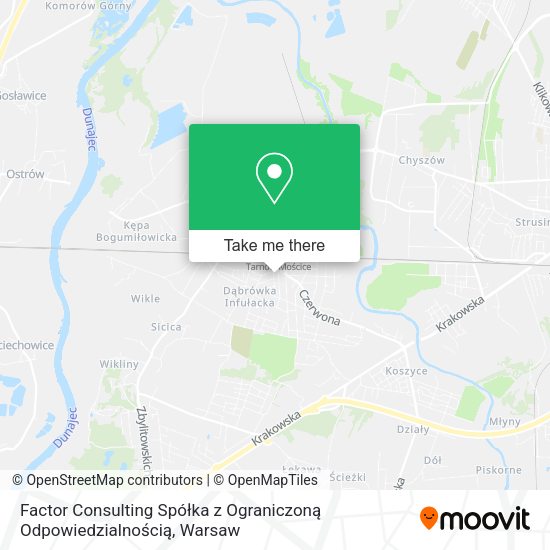 Factor Consulting Spółka z Ograniczoną Odpowiedzialnością map