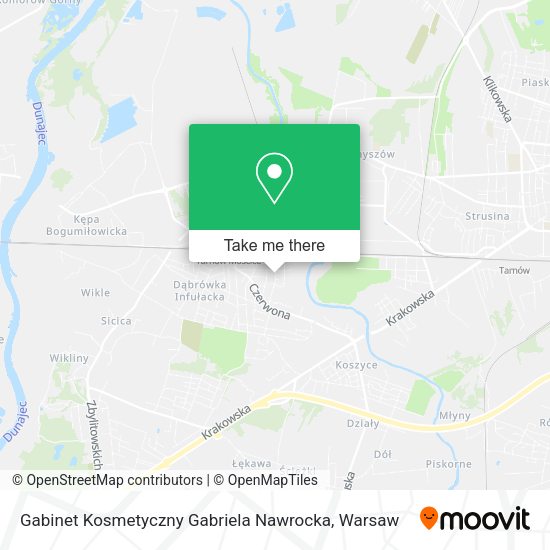 Gabinet Kosmetyczny Gabriela Nawrocka map