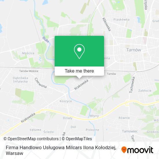 Firma Handlowo Usługowa Milcars Ilona Kołodziej map