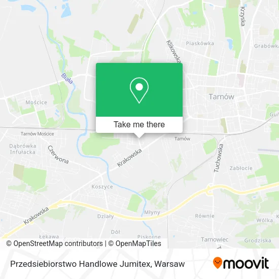 Карта Przedsiebiorstwo Handlowe Jumitex