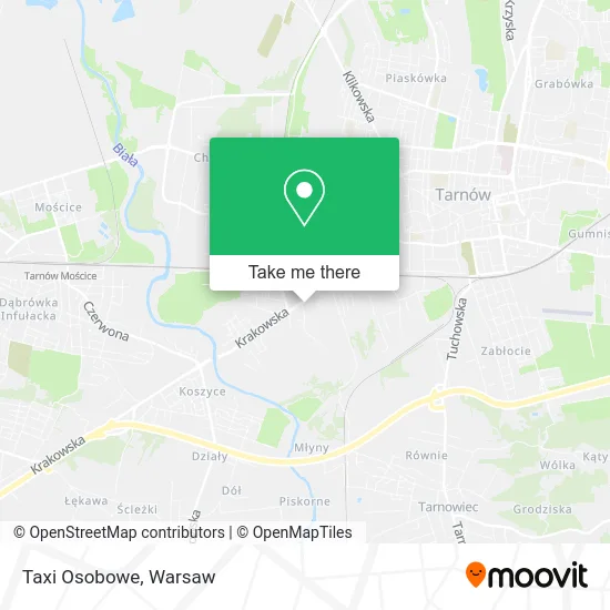 Карта Taxi Osobowe