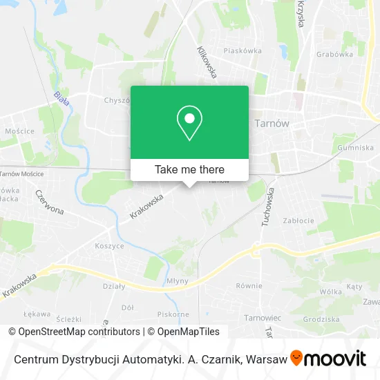Карта Centrum Dystrybucji Automatyki. A. Czarnik