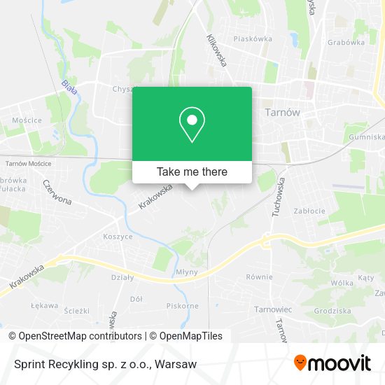 Sprint Recykling sp. z o.o. map