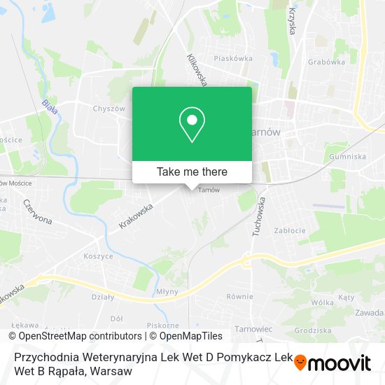 Przychodnia Weterynaryjna Lek Wet D Pomykacz Lek Wet B Rąpała map