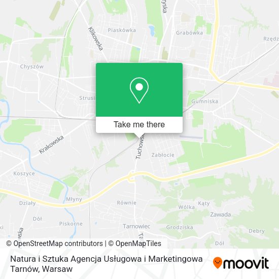 Natura i Sztuka Agencja Usługowa i Marketingowa Tarnów map