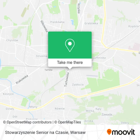 Карта Stowarzyszenie Senior na Czasie