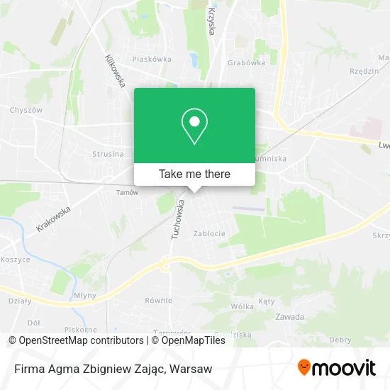 Карта Firma Agma Zbigniew Zając