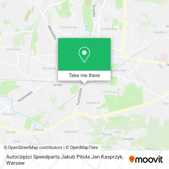 Карта Autoczęści Speedparts Jakub Pituła Jan Kasprzyk