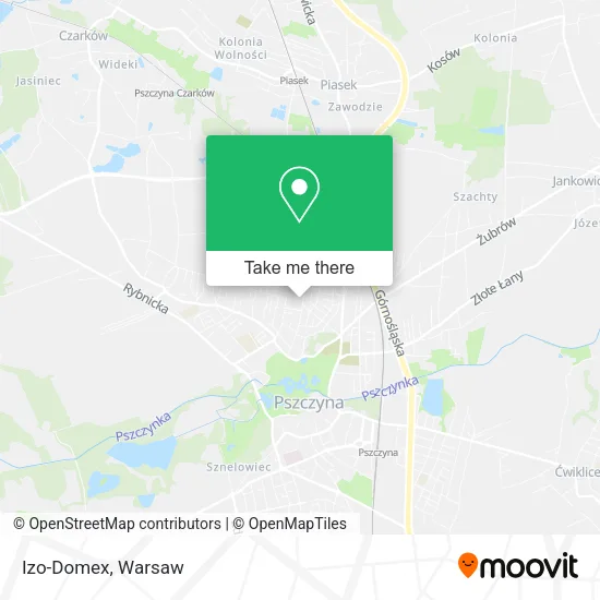 Карта Izo-Domex