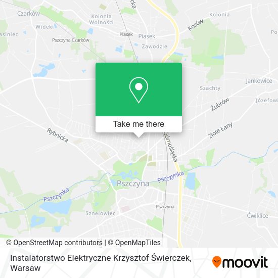 Instalatorstwo Elektryczne Krzysztof Świerczek map