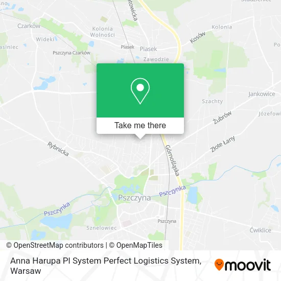 Карта Anna Harupa Pl System Perfect Logistics System