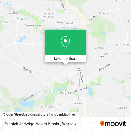 Карта Staniek Jadwiga Najem Kiosku