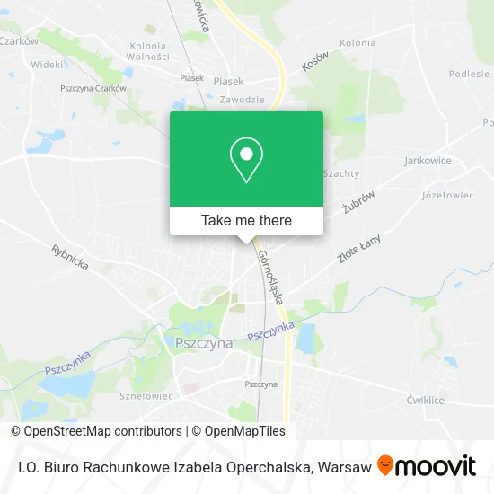 Карта I.O. Biuro Rachunkowe Izabela Operchalska