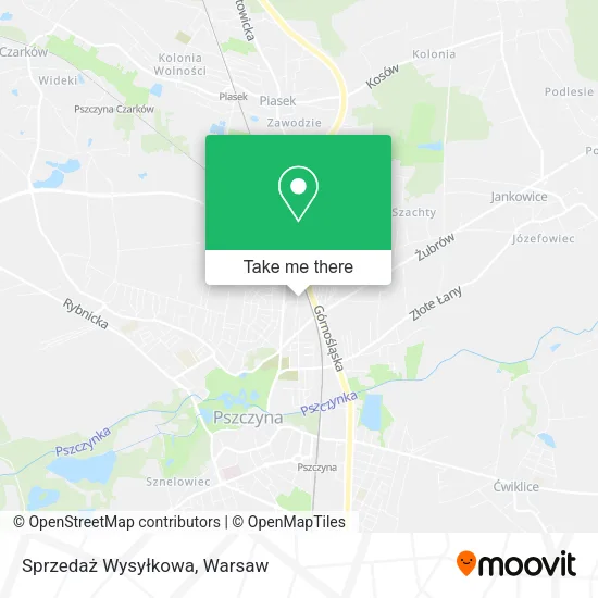 Карта Sprzedaż Wysyłkowa