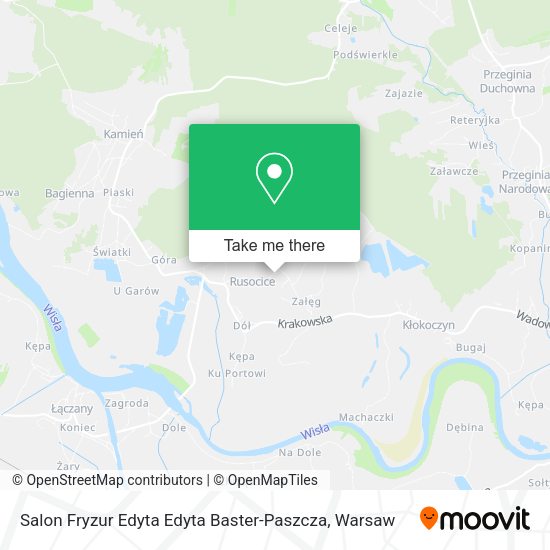 Salon Fryzur Edyta Edyta Baster-Paszcza map