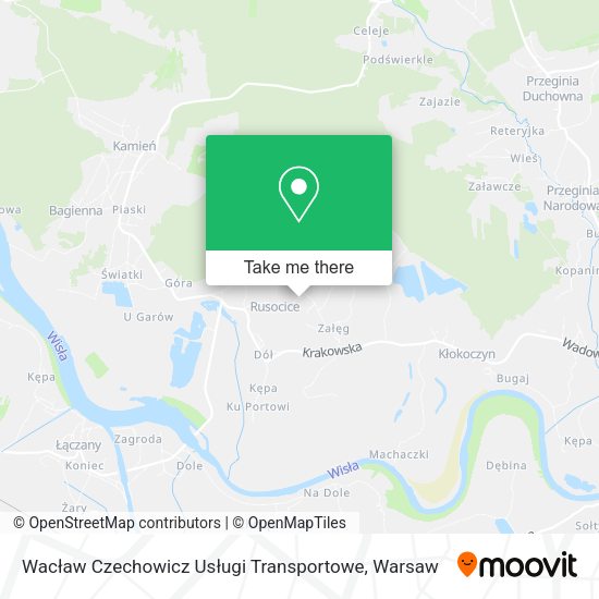 Wacław Czechowicz Usługi Transportowe map