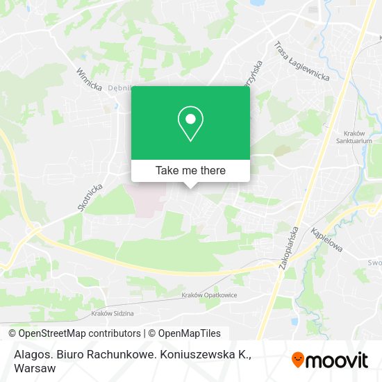 Alagos. Biuro Rachunkowe. Koniuszewska K. map