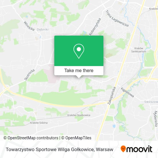 Towarzystwo Sportowe Wilga Gołkowice map