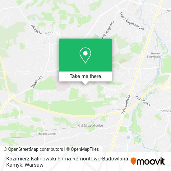 Kazimierz Kalinowski Firma Remontowo-Budowlana Kamyk map