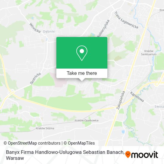 Banyx Firma Handlowo-Usługowa Sebastian Banach map