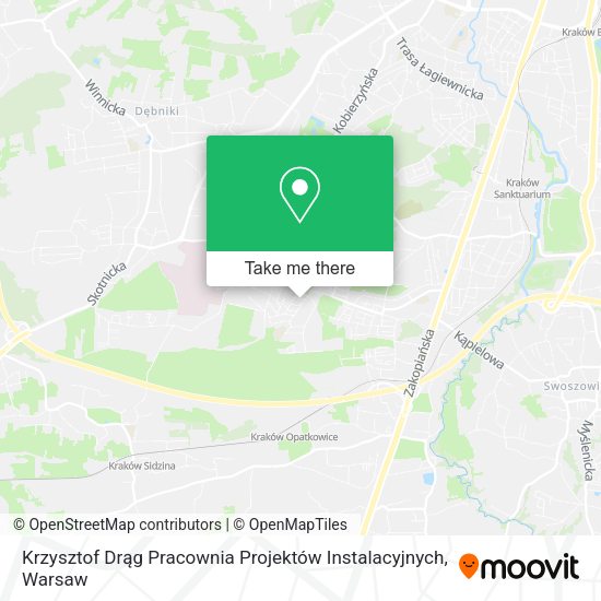 Krzysztof Drąg Pracownia Projektów Instalacyjnych map