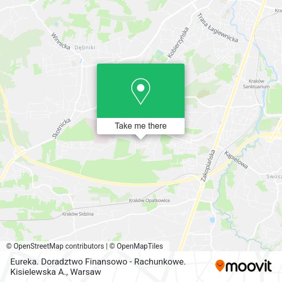 Eureka. Doradztwo Finansowo - Rachunkowe. Kisielewska A. map