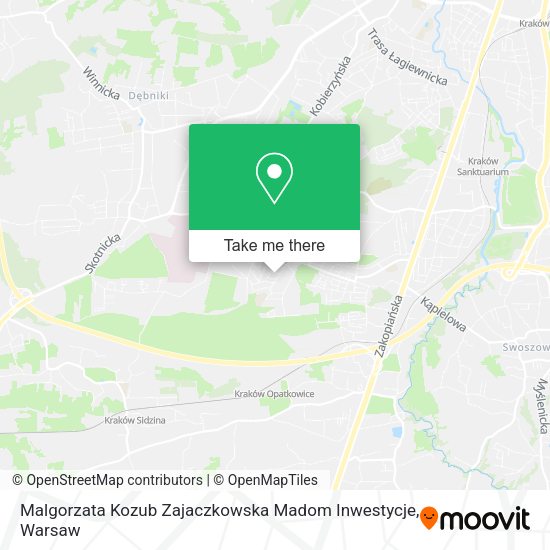 Malgorzata Kozub Zajaczkowska Madom Inwestycje map